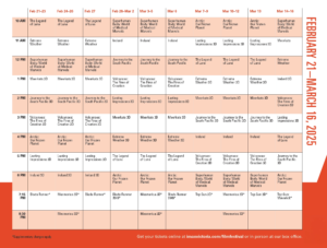 Film Festival 2025 Showtimes