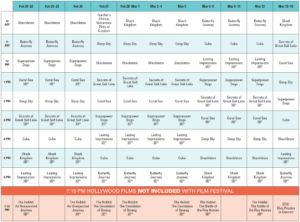 Film Festival Schedule